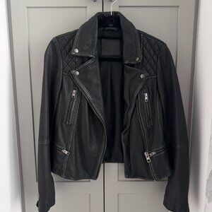 All Saints Leather Jacket - Size 6